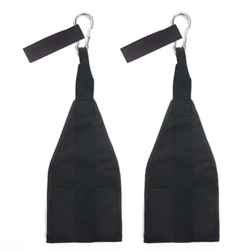 Fitness AB Sling Straps Suspension Rip-Resistant Heavy Duty a Pair for Pull up Bar Hanging Leg Raiser Gym Home Fitness Equipment