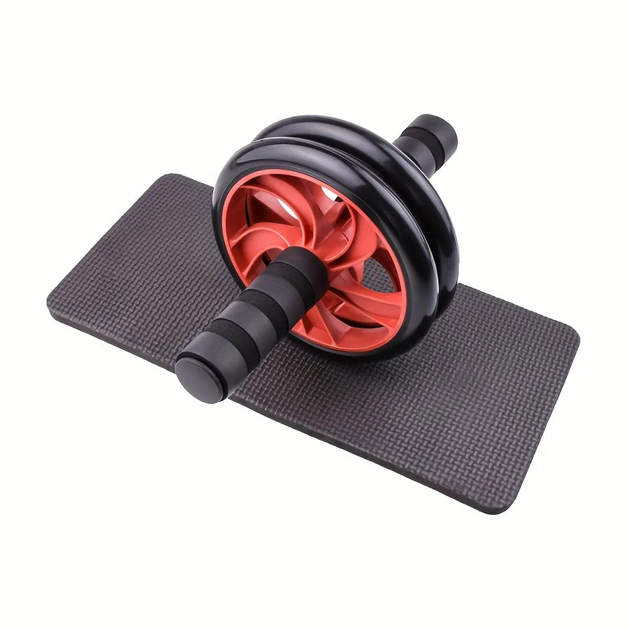 Great-Quality Abs Roller Fitness Equipment Mute Non-Slip Double-Wheel Abdominal Wheel Exercise Ab Work Out Gym Muscle